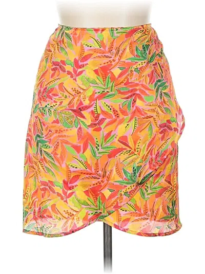 Pre-owned Vici Casual Skirt In Orange