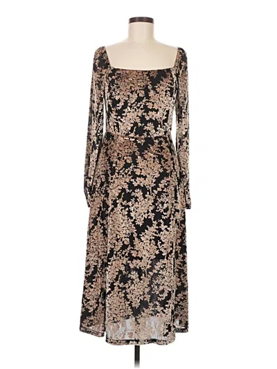 Pre-owned Vici Cocktail Dress In Brown
