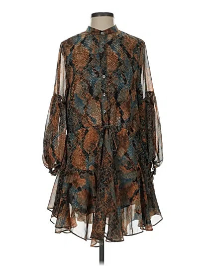 Pre-owned Vici Cocktail Dress In Brown