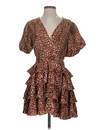 Pre-owned Vici Cocktail Dress In Brown