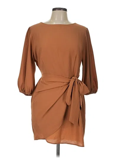 Pre-owned Vici Cocktail Dress In Brown