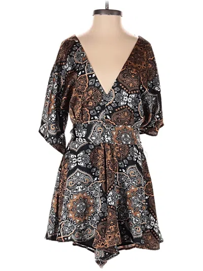 Pre-owned Vici Cocktail Dress In Brown
