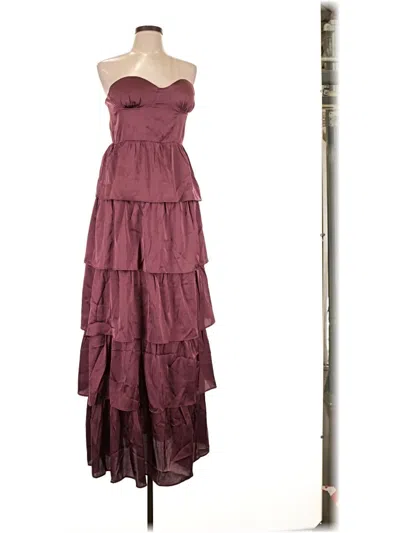 Pre-owned Vici Cocktail Dress In Burgundy