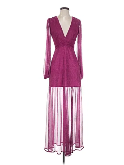 Pre-owned Vici Cocktail Dress In Burgundy
