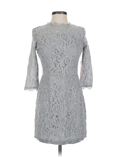 Pre-owned Vici Cocktail Dress In Gray