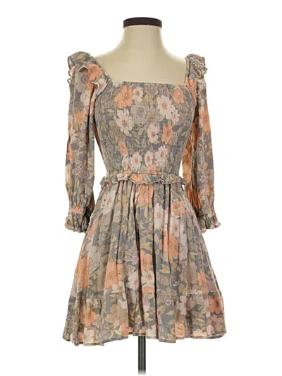 Pre-owned Vici Cocktail Dress In Gray