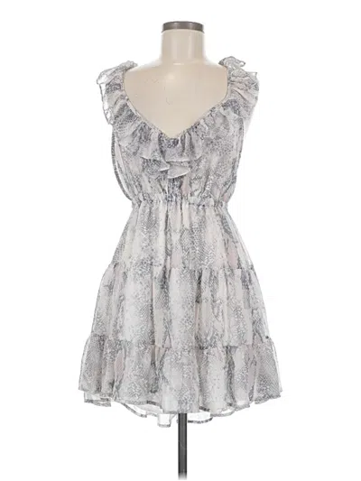 Pre-owned Vici Cocktail Dress In Gray