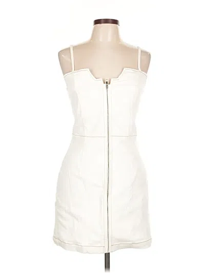 Pre-owned Vici Cocktail Dress In White