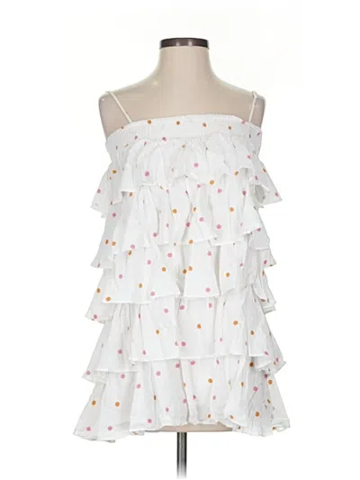 Pre-owned Vici Cocktail Dress In White