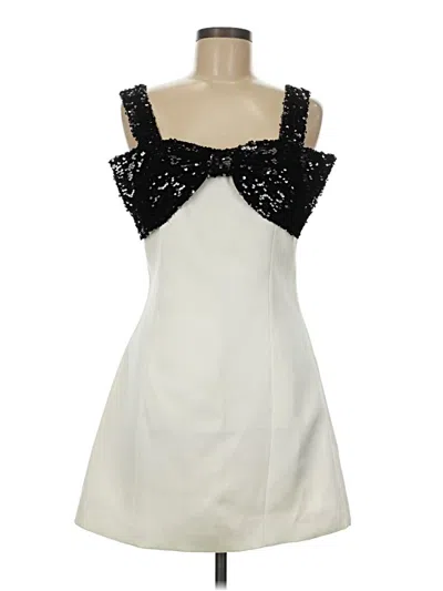 Pre-owned Vici Cocktail Dress In White