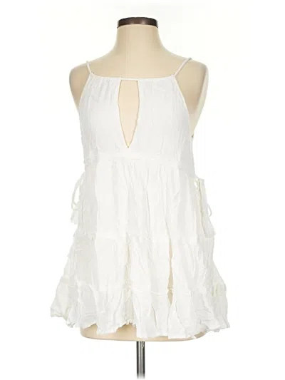 Pre-owned Vici Cocktail Dress In White