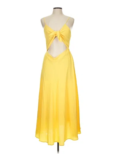 Pre-owned Vici Cocktail Dress In Yellow