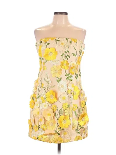Pre-owned Vici Cocktail Dress In Yellow