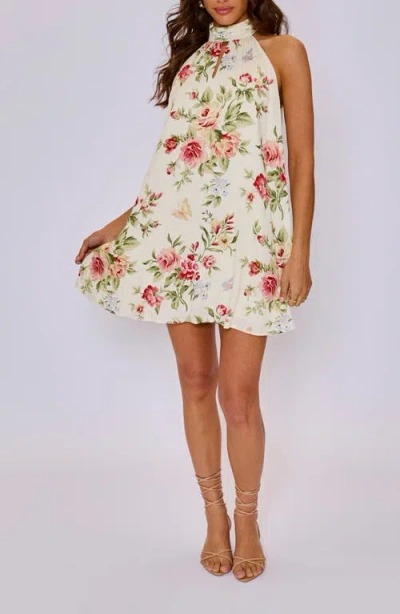 Vici Collection Bloom Floral Minidress In Multi