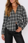 Vici Collection Brooklyn Plaid Button-up Shirt In Multi