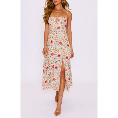 Vici Collection Constance Floral Print Maxi Dress In Multi