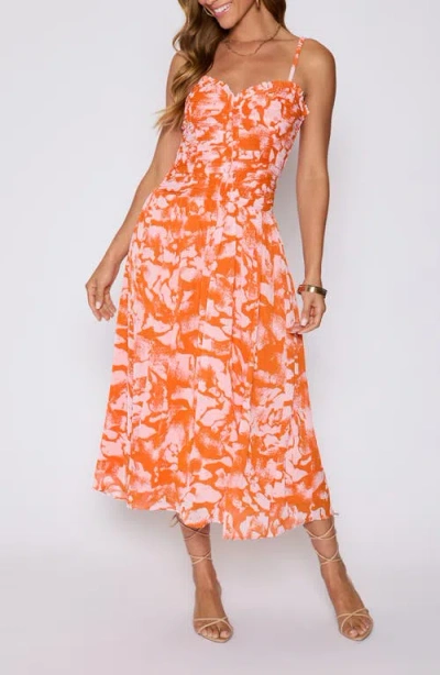 Vici Collection Esperanza Ruched Maxi Sundress