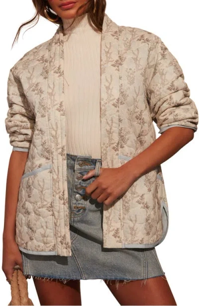 Vici Collection Maggy Open Front Quilted Jacket