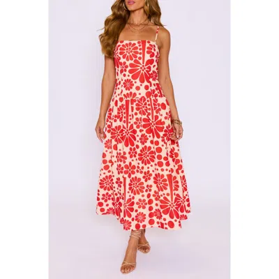 Vici Collection Meadows Sleeveless Fit & Flare Maxi Dress In Multi