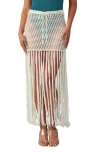 VICI COLLECTION MYKONOS CROCHET COVER-UP SKIRT