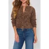 Vici Collection Toasty Cardigan In Brown