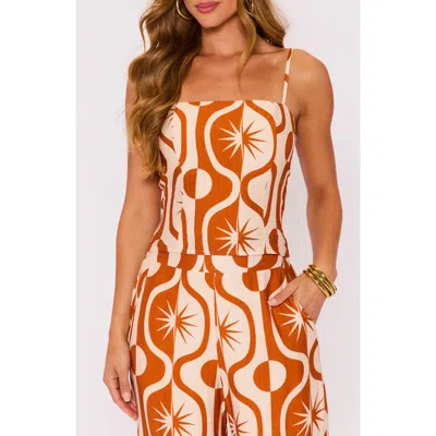 Vici Collection Valencia Geometric Print In Orange