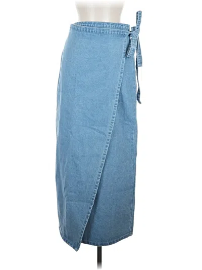 Pre-owned Vici Denim Skirt In Blue