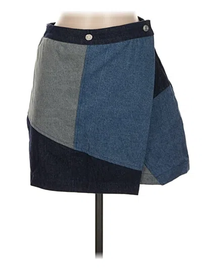 Pre-owned Vici Denim Skirt In Blue