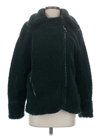 Pre-owned Vici Faux Fur Jacket In Green