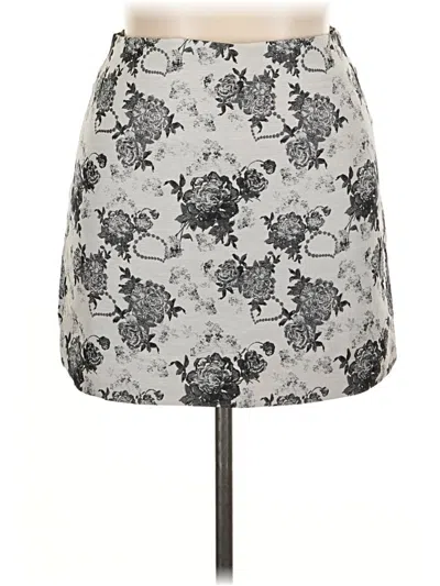 Pre-owned Vici Formal Skirt In Gray
