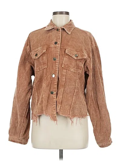 Pre-owned Vici Jacket In Brown