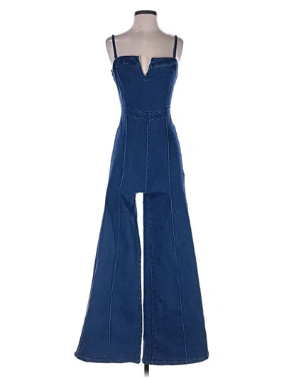 Pre-owned Vici Jumpsuit In Blue