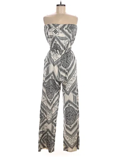 Pre-owned Vici Jumpsuit In Gray