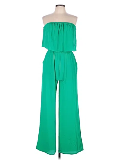 Pre-owned Vici Jumpsuit In Green