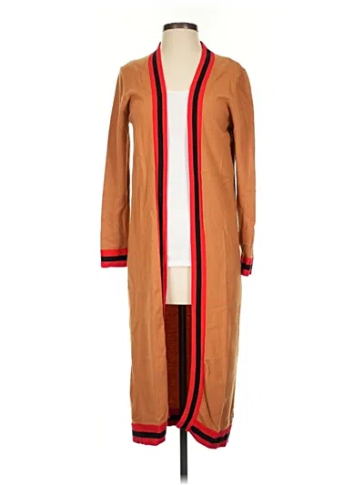 Pre-owned Vici Kimono In Brown