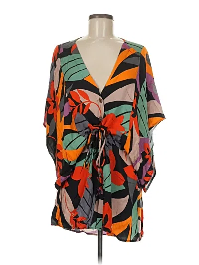 Pre-owned Vici Kimono In Orange
