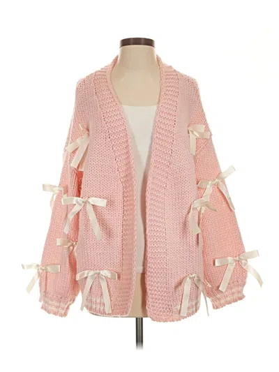 Pre-owned Vici Kimono In Pink