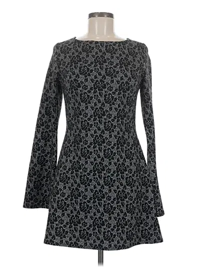 Pre-owned Vici Long Sleeve Top Black Boatneck Tops