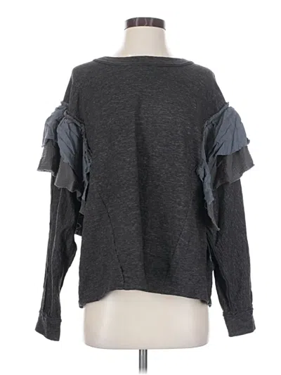 Pre-owned Vici Long Sleeve T-shirt In Gray