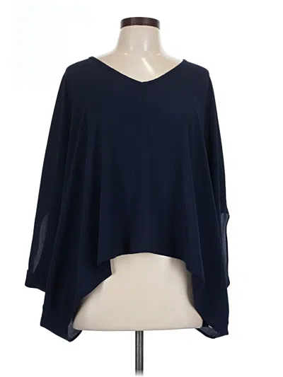 Pre-owned Vici Poncho In Blue