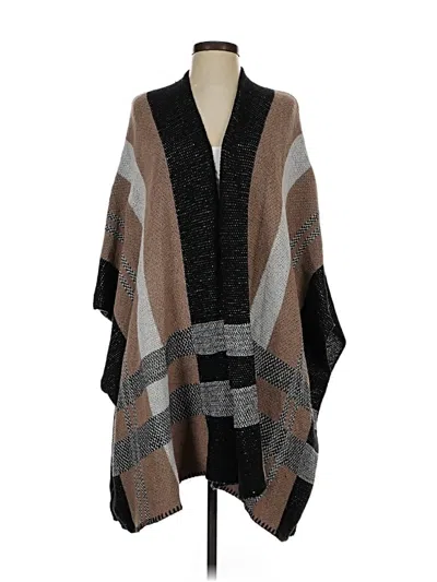 Pre-owned Vici Poncho In Brown