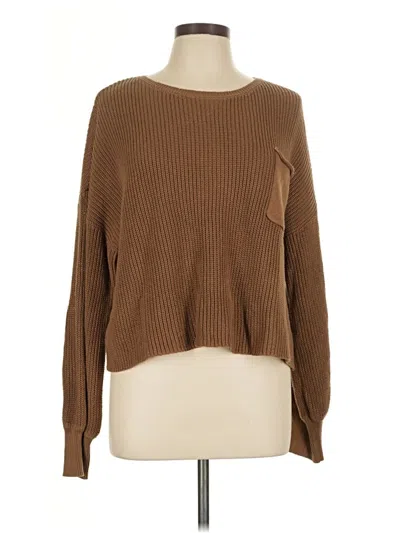 Pre-owned Vici Pullover Sweater In Brown