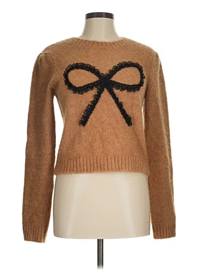 Pre-owned Vici Pullover Sweater In Brown