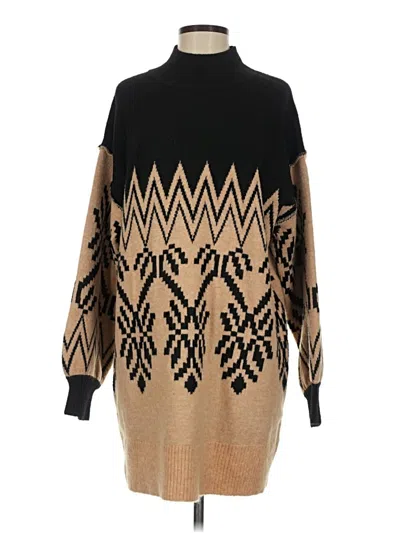Pre-owned Vici Pullover Sweater In Brown