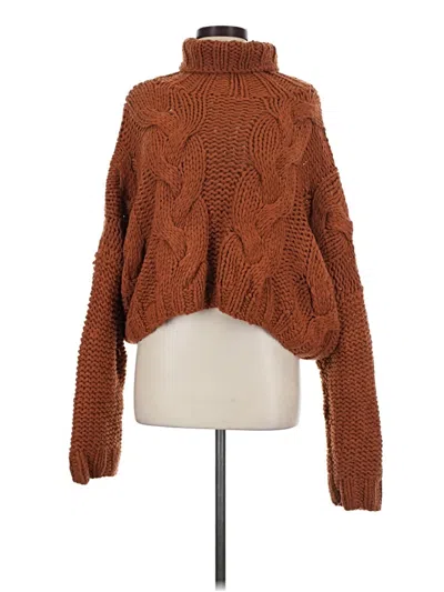Pre-owned Vici Pullover Sweater In Brown