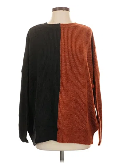 Pre-owned Vici Pullover Sweater In Brown