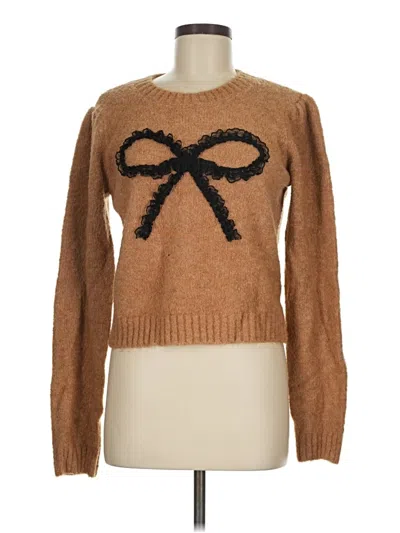Pre-owned Vici Pullover Sweater In Brown