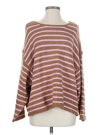 Pre-owned Vici Pullover Sweater In Burgundy