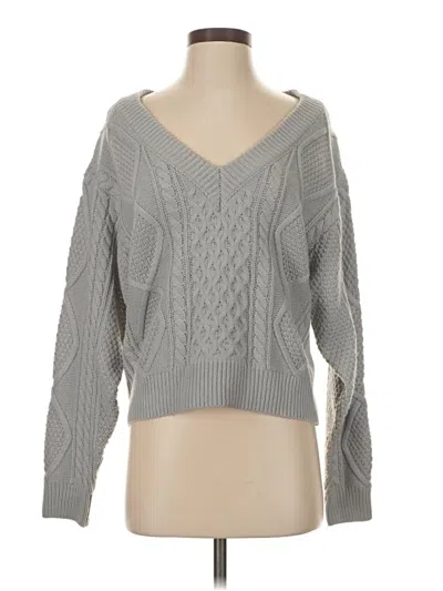 Pre-owned Vici Pullover Sweater In Gray