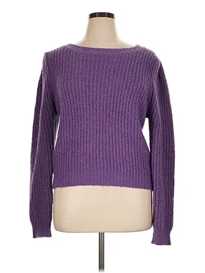 Pre-owned Vici Pullover Sweater In Purple
